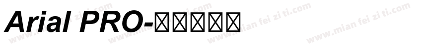 Arial PRO字体转换